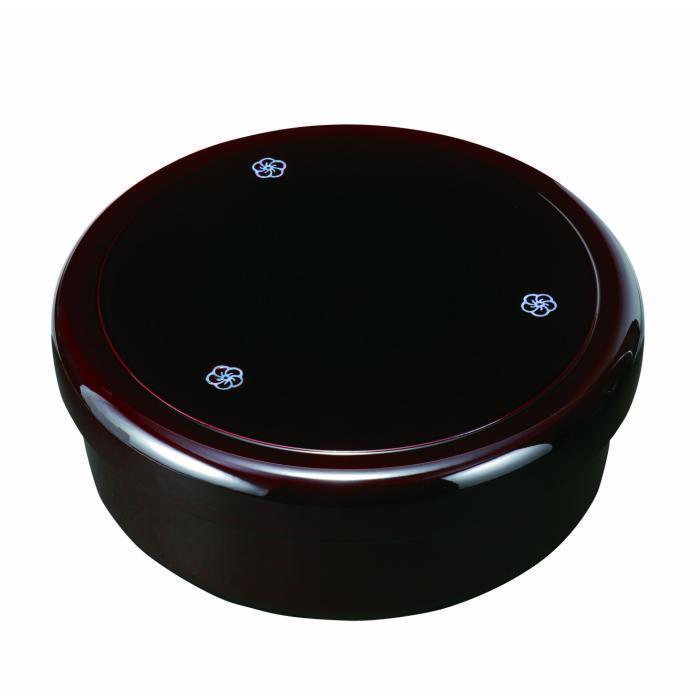 茶櫃&nbsp;10.5寸&nbsp;溜&nbsp;貝張&nbsp;やまと梅【YG51】