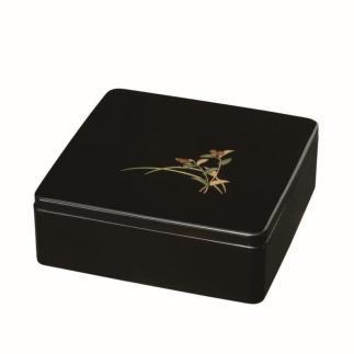 7.0寸&nbsp;一段重箱&nbsp;総黒&nbsp;つゆ草【YG144】