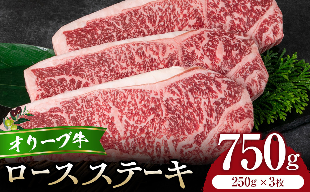 オリーブ牛ロースステーキ250g3枚入り&nbsp;|&nbsp;肉&nbsp;お肉&nbsp;にく&nbsp;食品&nbsp;オリーブ牛&nbsp;ロースステーキ&nbsp;ロース&nbsp;ステーキ&nbsp;3枚&nbsp;香川県&nbsp;高松市