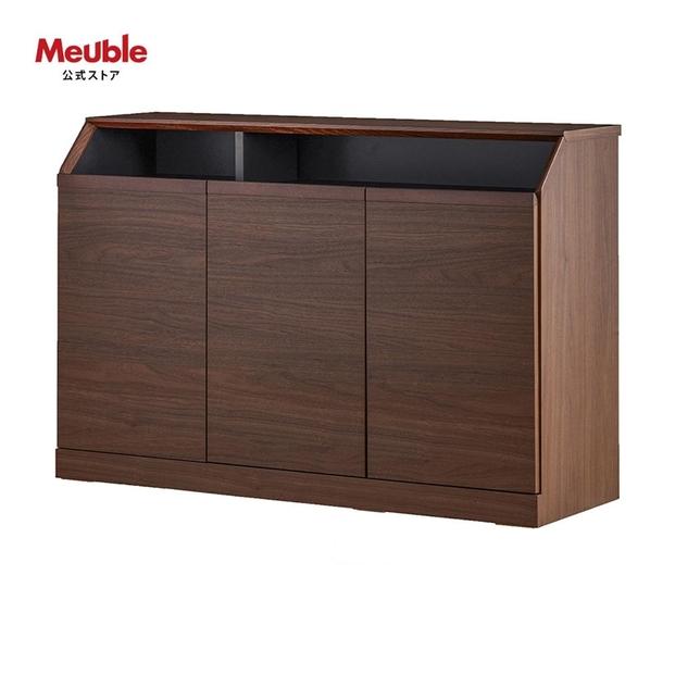 it&nbsp;イット&nbsp;120cm&nbsp;サイドボード&nbsp;＜ブラウン＞&nbsp;【モーブル】【大川家具】