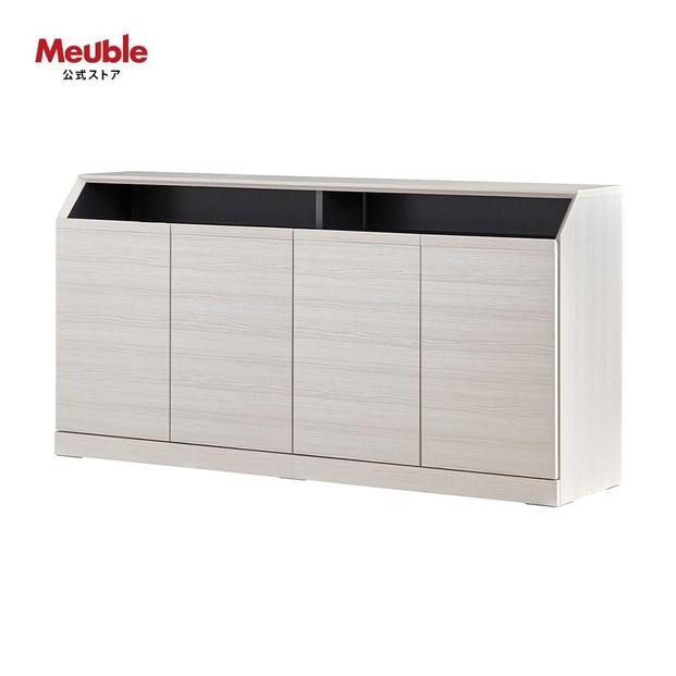 it&nbsp;イット&nbsp;160cm&nbsp;サイドボード&nbsp;＜ホワイト＞&nbsp;【モーブル】【大川家具】