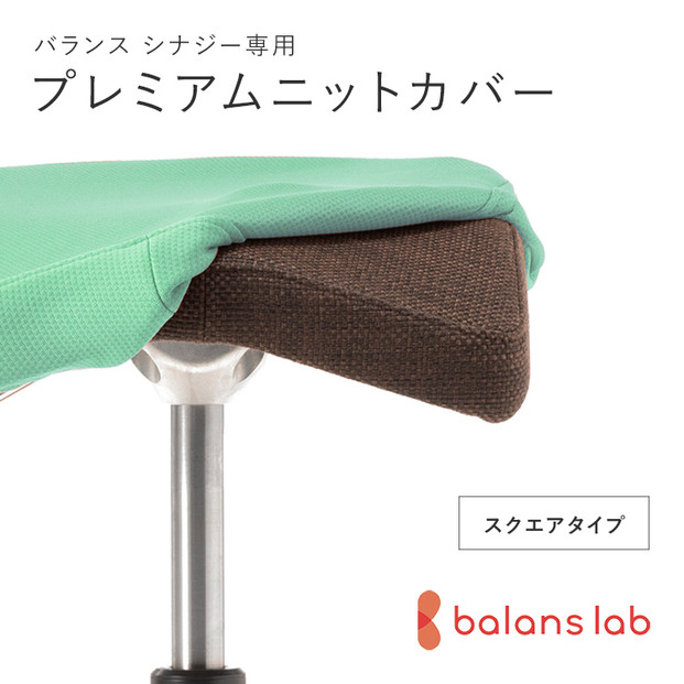バランスシナジー専用プレミアムニットカバー（ライトグリーン）スクエアシート用&nbsp;はっ水加工【&nbsp;バランス&nbsp;シナジー&nbsp;カバー&nbsp;大阪府&nbsp;門真市&nbsp;】