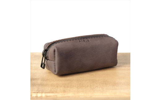 【色/グレー】&nbsp;tren(トレン)&nbsp;ミニポーチ&nbsp;本革&nbsp;レザー【&nbsp;TowaRe:［トワリ］&nbsp;本革&nbsp;レザー&nbsp;お中元&nbsp;お歳暮&nbsp;大阪府&nbsp;門真市&nbsp;】