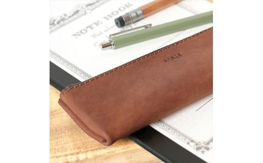 【色/ブラウン】&nbsp;balle(バレ)&nbsp;ペンケース&nbsp;本革&nbsp;レザー【&nbsp;TowaRe:［トワリ］&nbsp;本革&nbsp;レザー&nbsp;お中元&nbsp;お歳暮&nbsp;大阪府&nbsp;門真市&nbsp;】