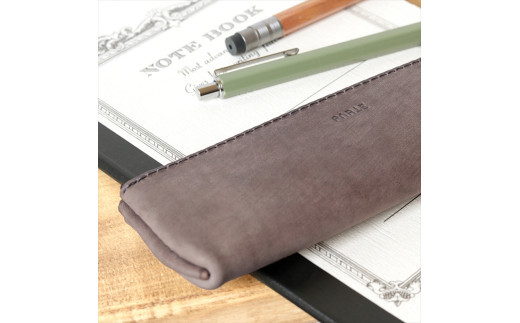 【色/グレー】&nbsp;balle(バレ)&nbsp;ペンケース&nbsp;本革&nbsp;レザー【&nbsp;TowaRe:［トワリ］&nbsp;本革&nbsp;レザー&nbsp;お中元&nbsp;お歳暮&nbsp;大阪府&nbsp;門真市&nbsp;】