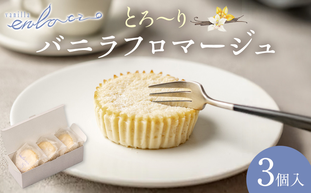 とろーりバニラフロマージュ＜3個入＞