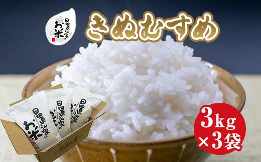 179.日置さん家のお米「きぬむすめ」3kg×3袋【無洗米・2025年産】【米&nbsp;新米&nbsp;ブランド米&nbsp;鳥取県産&nbsp;ごはん&nbsp;白米&nbsp;おにぎり&nbsp;弁当&nbsp;2025年産&nbsp;きぬむすめ&nbsp;こめ&nbsp;鳥取&nbsp;国産】