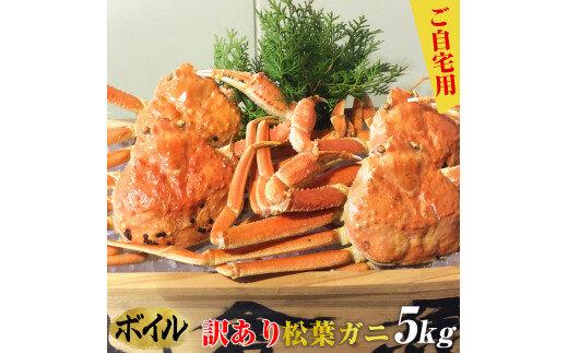 ご自宅用&nbsp;訳ありボイル松葉ガニ&nbsp;大満足のお任せ5kgセット【着日指定不可】※2025年11月上旬～2026年3月下旬頃に順次発送予定&nbsp;｜&nbsp;蟹&nbsp;かに&nbsp;松葉ガニ&nbsp;ボイル&nbsp;松葉蟹&nbsp;訳あり&nbsp;家庭用&nbsp;鳥取県産&nbsp;北栄町&nbsp;おすすめ&nbsp;人気