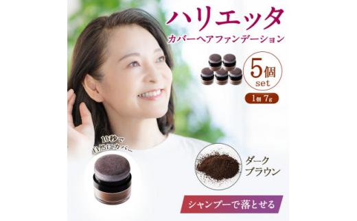 ハリエッタ カバーヘアファンデーション(ダークブラウン)5セット 兵庫県 西宮市