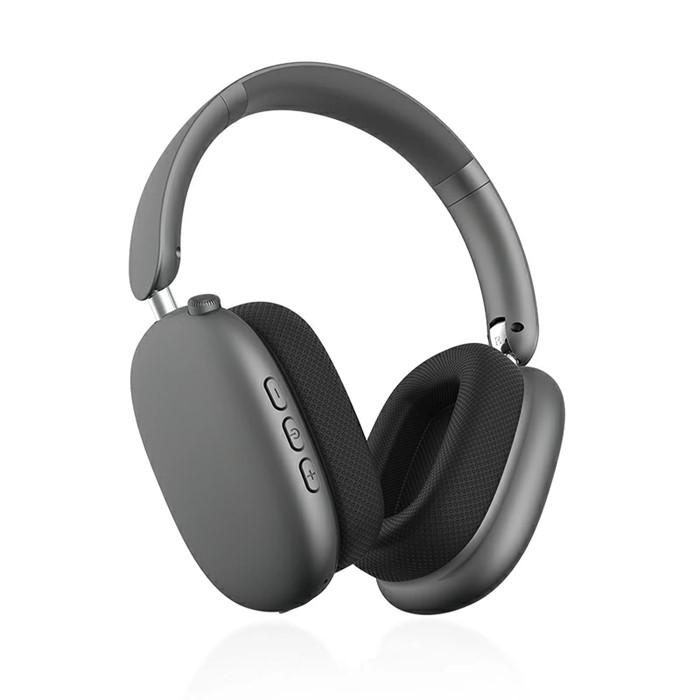 ワイヤレスヘッドホン＜グレー＞イヤホン&nbsp;ヘッドセット&nbsp;Bluetooth5.4&nbsp;超低遅延&nbsp;wireless&nbsp;マイク内蔵&nbsp;自動ペアリング&nbsp;ノイズキャンセリング&nbsp;クリア通話&nbsp;オーディオケーブル付き