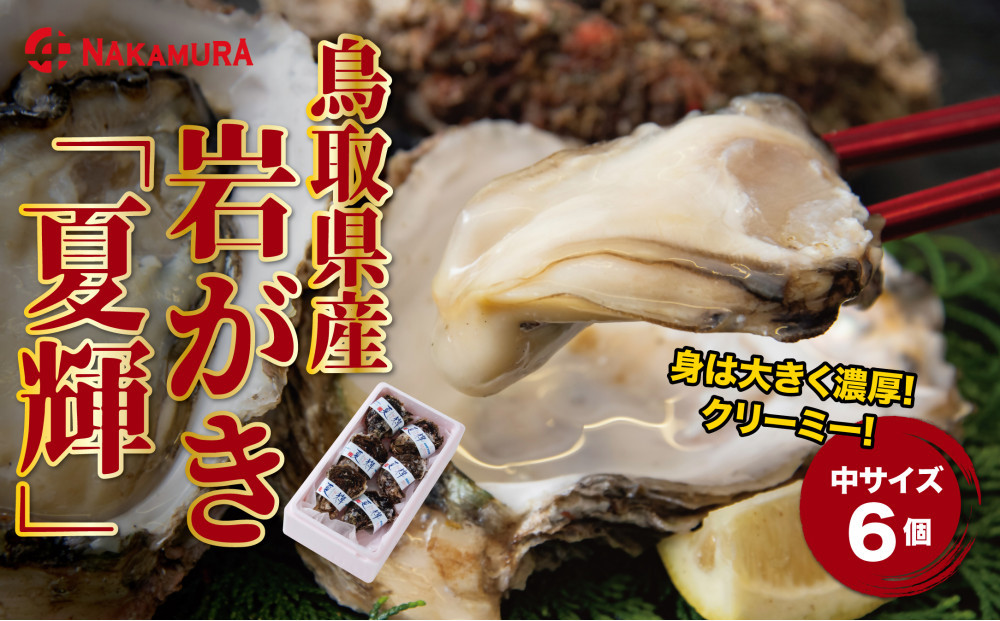 鳥取県産&nbsp;岩がき「夏輝」【中村商店】