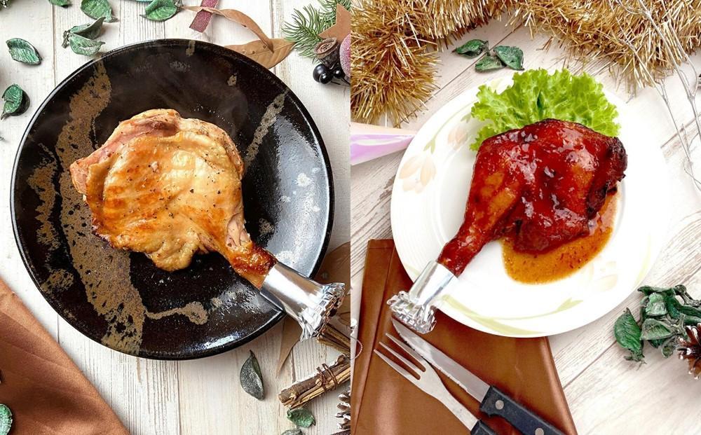 鳥取県産「鳥取のとり」ローストレッグ（バジル＆タレ） 4本セット