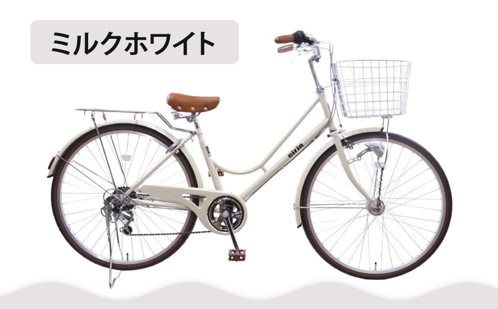 【エイリン】【組立済み発送】＜色選択可能＞ファミリーサイクル26型&nbsp;KN266NROL［&nbsp;京都&nbsp;自転車専門店&nbsp;完成車でお届け&nbsp;26インチ&nbsp;ファミリー&nbsp;サイクル&nbsp;人気&nbsp;おすすめ&nbsp;自転車&nbsp;ママチャリ&nbsp;街乗り&nbsp;スポーツ&nbsp;アウトドア&nbsp;ギフト&nbsp;通販&nbsp;送料無料&nbsp;ふるさと納税&nbsp;］【ミルクホワイト】