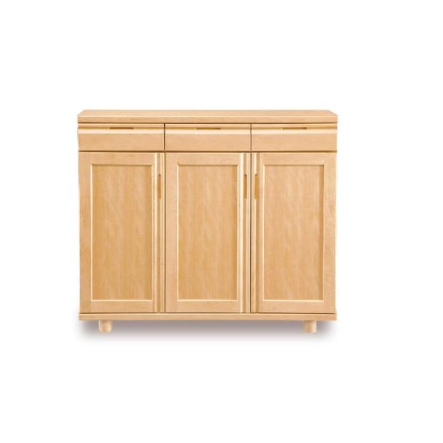 大川家具　シューズボックス　やぐら1200Lバーチ　幅120cm&nbsp;&nbsp;靴箱&nbsp;収納【3材質】