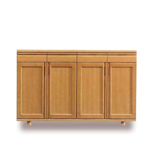 大川家具　シューズボックス　やぐら1600Lタモ　幅160cm&nbsp;&nbsp;靴箱&nbsp;収納【3材質】