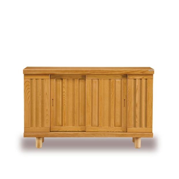 大川家具　シューズボックス　和光1400L　幅140cm&nbsp;&nbsp;靴箱&nbsp;収納