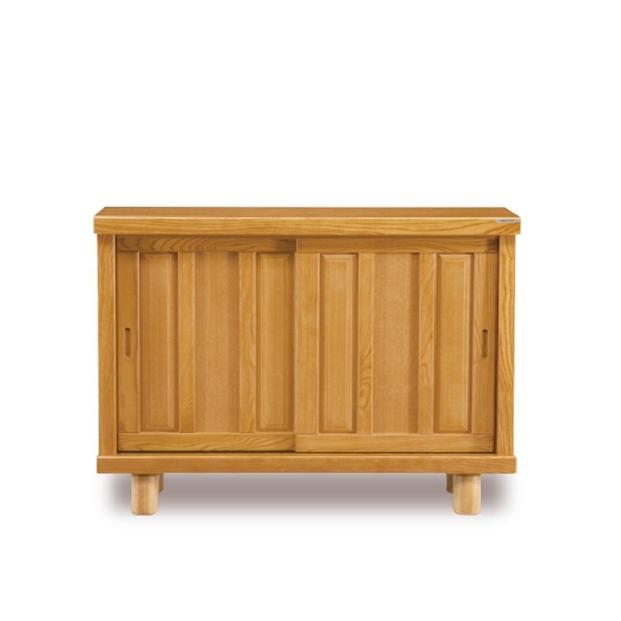 大川家具　シューズボックス　和光1200L　幅120cm&nbsp;&nbsp;靴箱&nbsp;収納