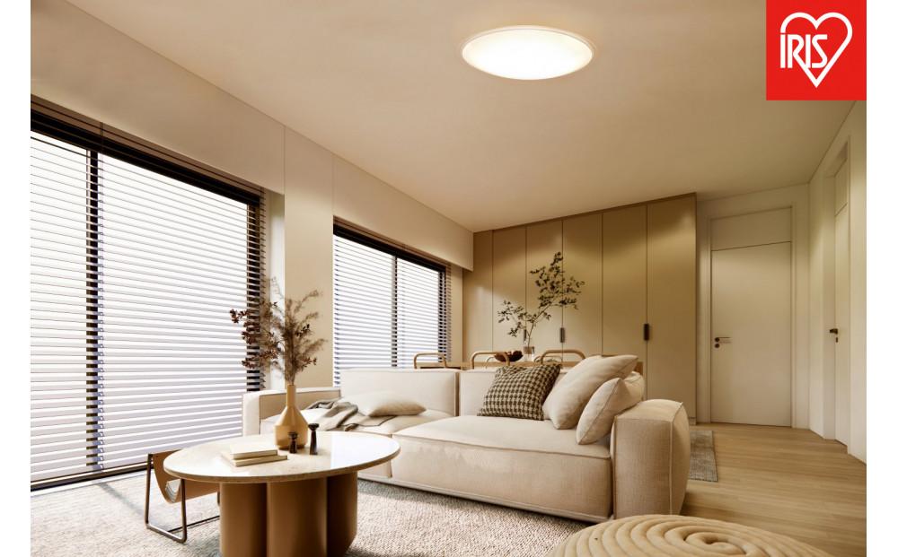 照明&nbsp;LEDシーリングライト&nbsp;12畳調色&nbsp;クリアフレーム&nbsp;CEA12DL-5.0QCF