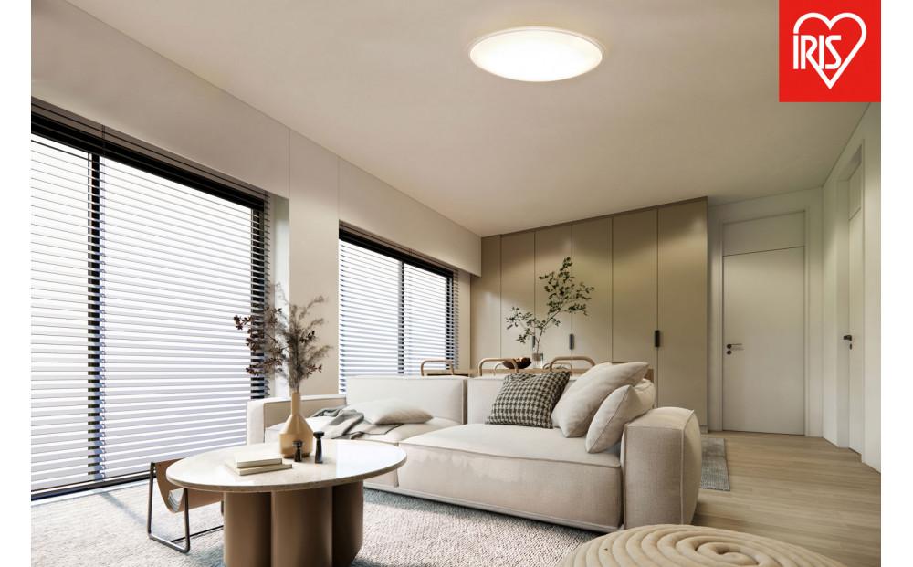 照明&nbsp;LEDシーリングライト&nbsp;14畳調光&nbsp;クリアフレーム&nbsp;CEA14D-5.0QCF