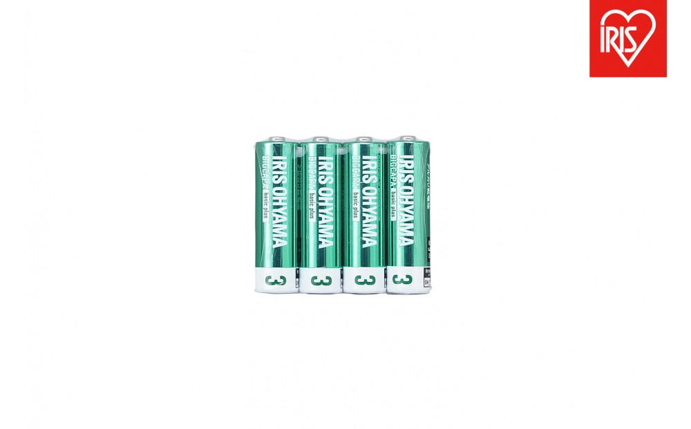 乾電池&nbsp;BIGCAPA&nbsp;basic&nbsp;plus&nbsp;アルカリ乾電池&nbsp;&nbsp;単3形4本パック&nbsp;LR6Bbp/4S