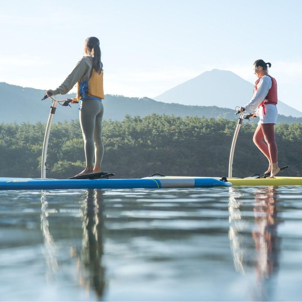 【HOBIEカヤック】カリフォルニア生まれの新感覚ミズアソビ体験 MIRAGE ECLIPSE(1人乗り足漕ぎSUP)