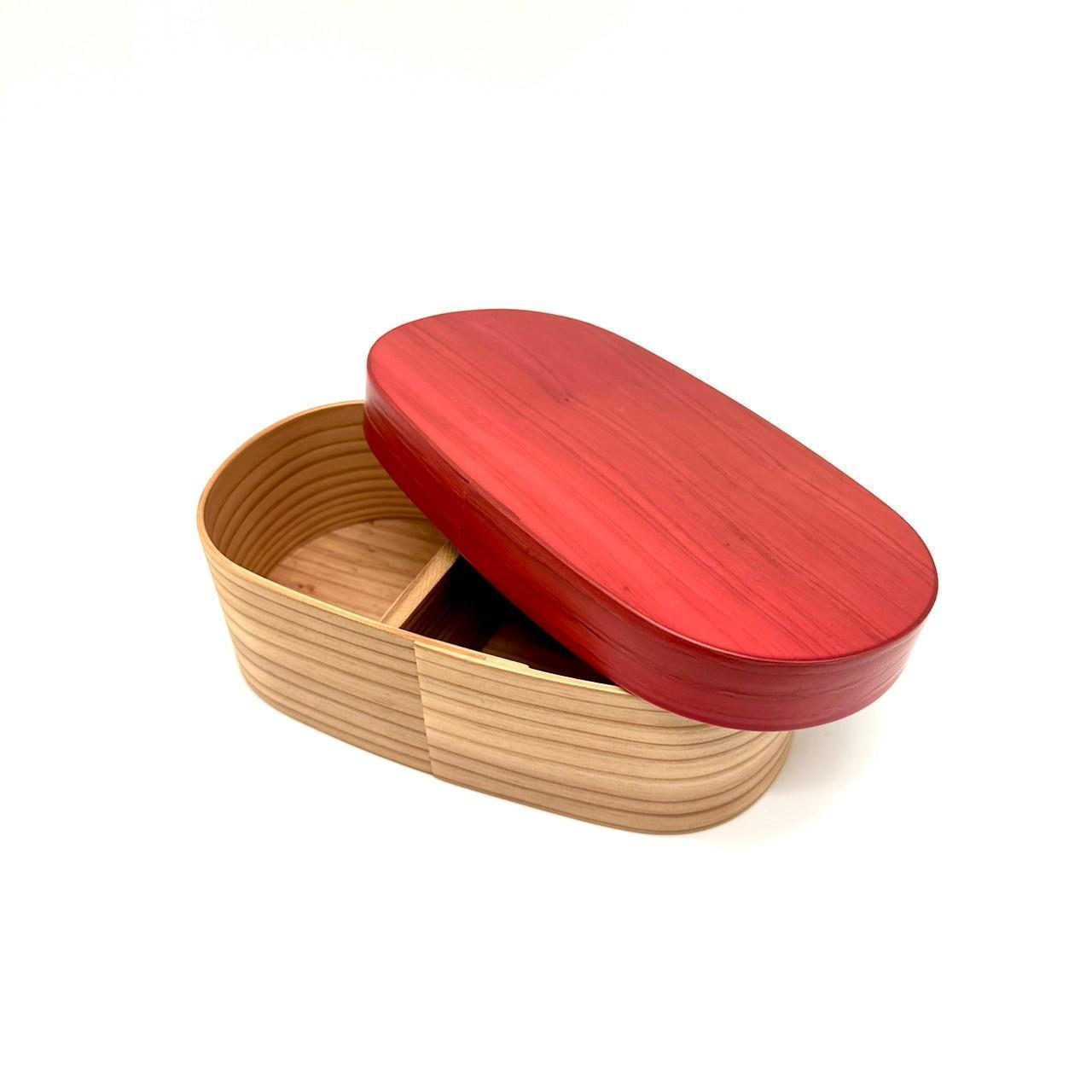［チェリーピンク］九州杉&nbsp;国産&nbsp;カラー&nbsp;曲げわっぱ&nbsp;被せ蓋&nbsp;弁当箱&nbsp;まげわっぱ［YS137］