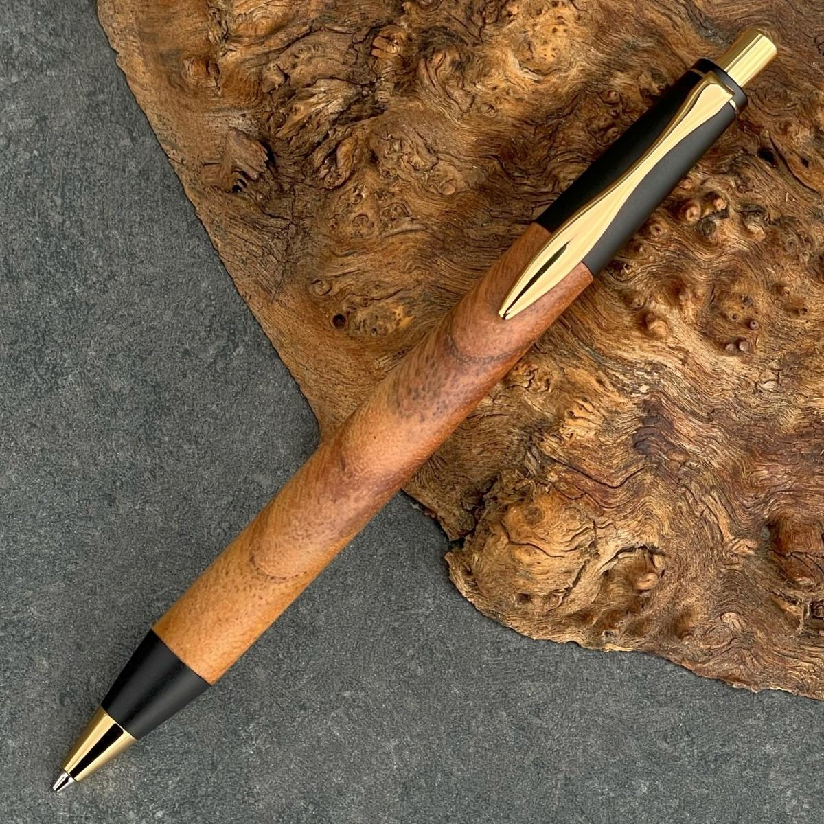 欅・けやき  / 2つの内部機構を持つ新感覚の木軸ペン / SINPEN【MP&BP】ゴールド金具 / MUKU屋