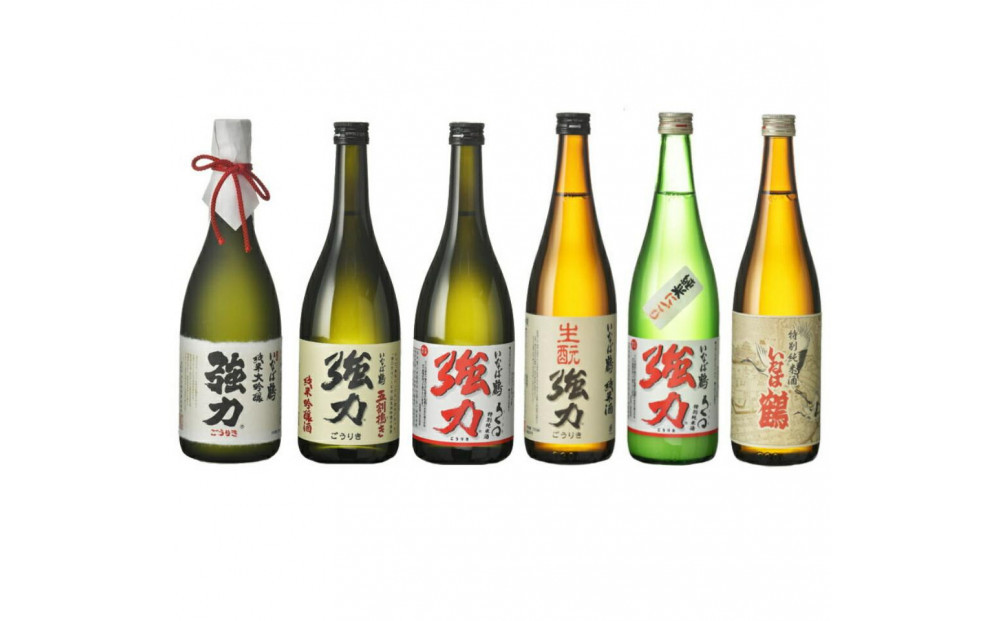いなば鶴&nbsp;純米酒飲み比べ&nbsp;6本セット