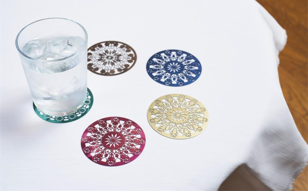 ORORUステンレスコースター&nbsp;5枚セット