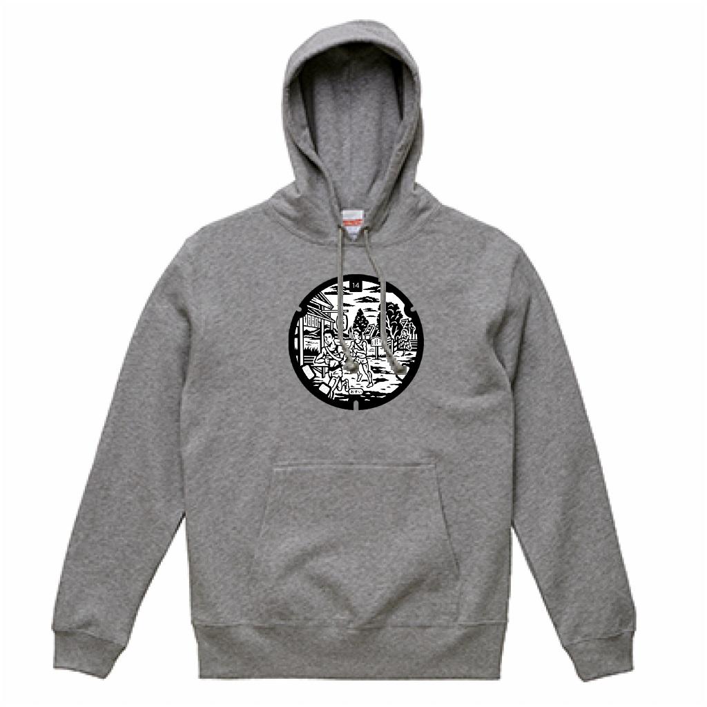 戸塚区オリジナルデザインパーカー（マンホール・Ｌサイズ）