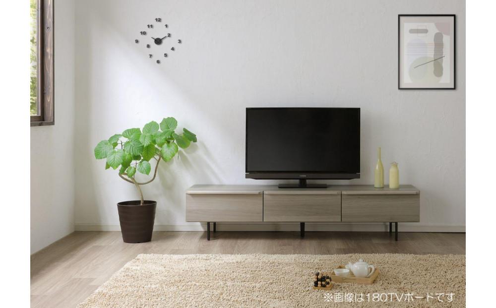 大川家具 幅153cm テレビボード グレー -elm-エルム