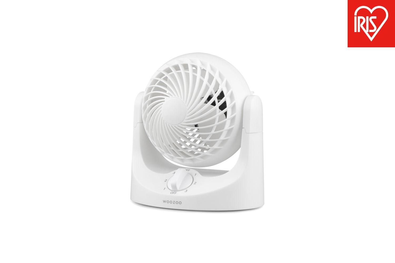 サーキュレーター&nbsp;卓上扇マカロンミニ固定式&nbsp;TAF-MKM10N-W&nbsp;ホワイト