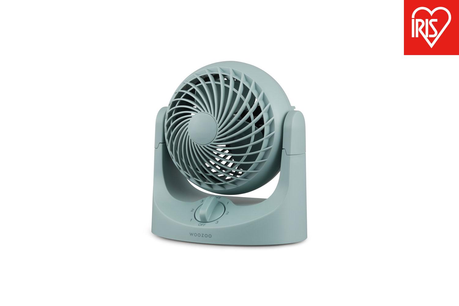 サーキュレーター&nbsp;卓上扇マカロンミニ固定式&nbsp;TAF-MKM10N-A&nbsp;ブルー