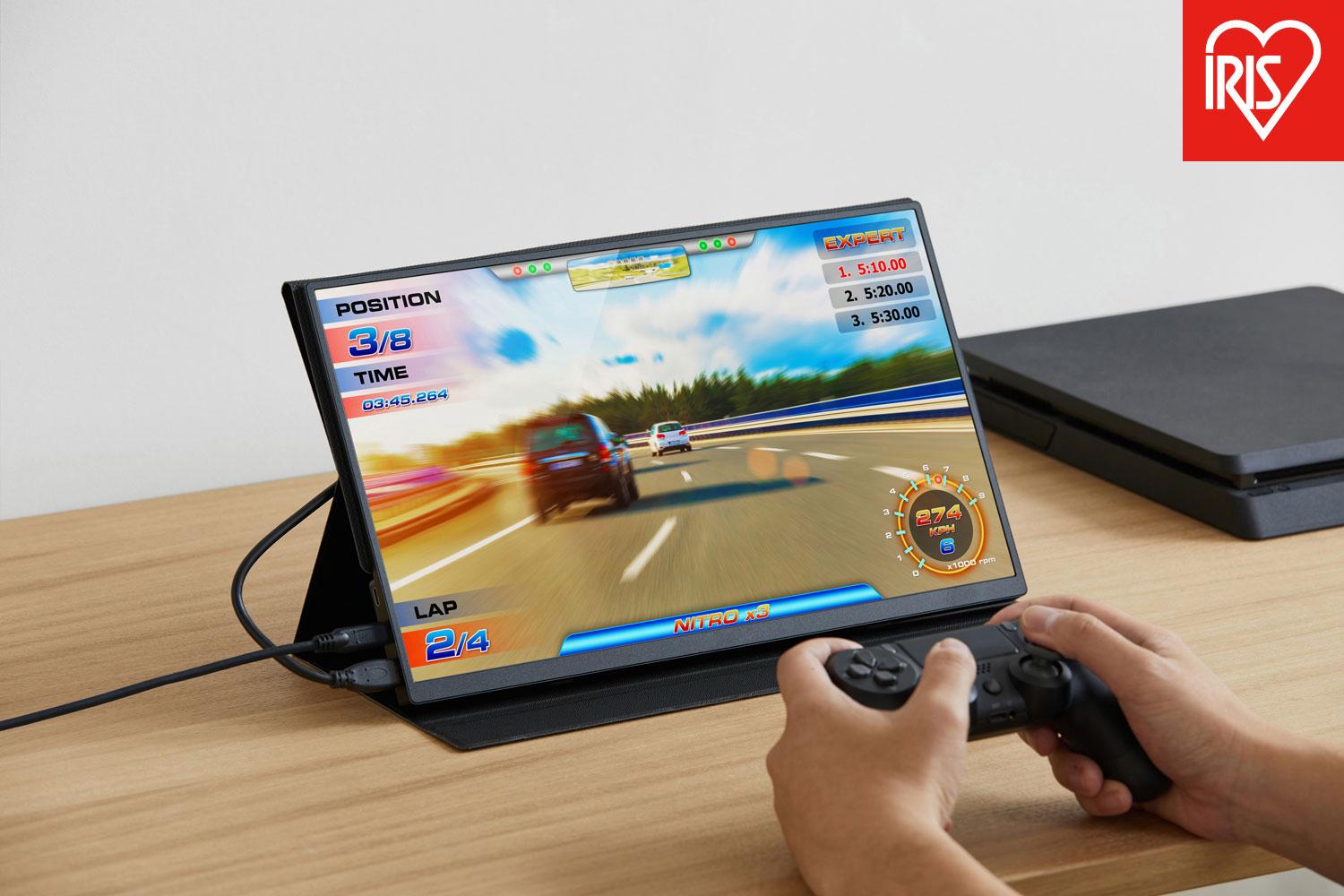 ポータブルモニター 15.6inch DP-EF164S-B ブラック