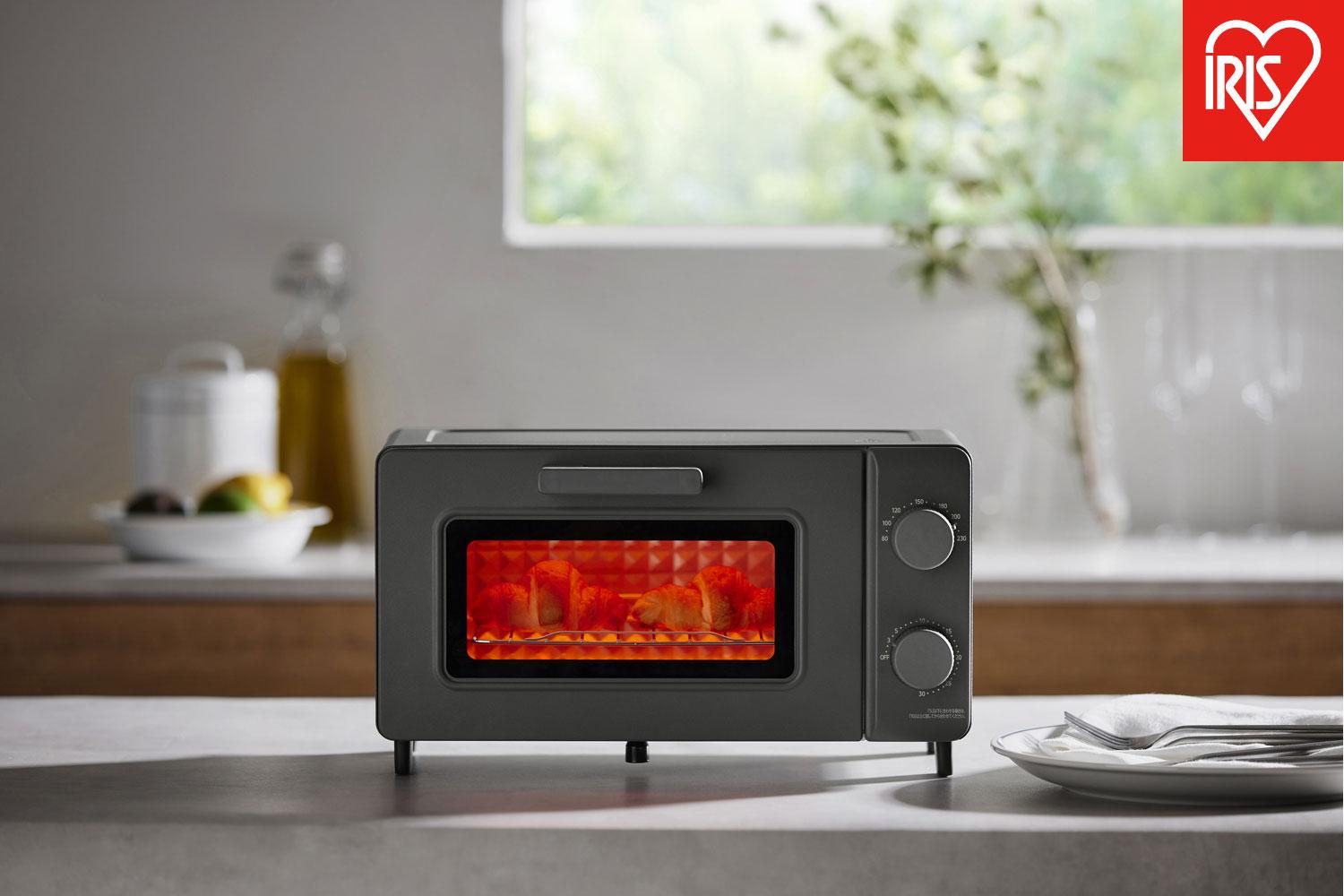 トースター&nbsp;オーブントースター&nbsp;2枚焼き&nbsp;アイリスオーヤマ&nbsp;家電&nbsp;キッチン家電&nbsp;電化製品&nbsp;新生活&nbsp;おしゃれ&nbsp;一人暮らし&nbsp;かわいい&nbsp;使いやすい&nbsp;&nbsp;EOT-201-H&nbsp;ウォームグレー