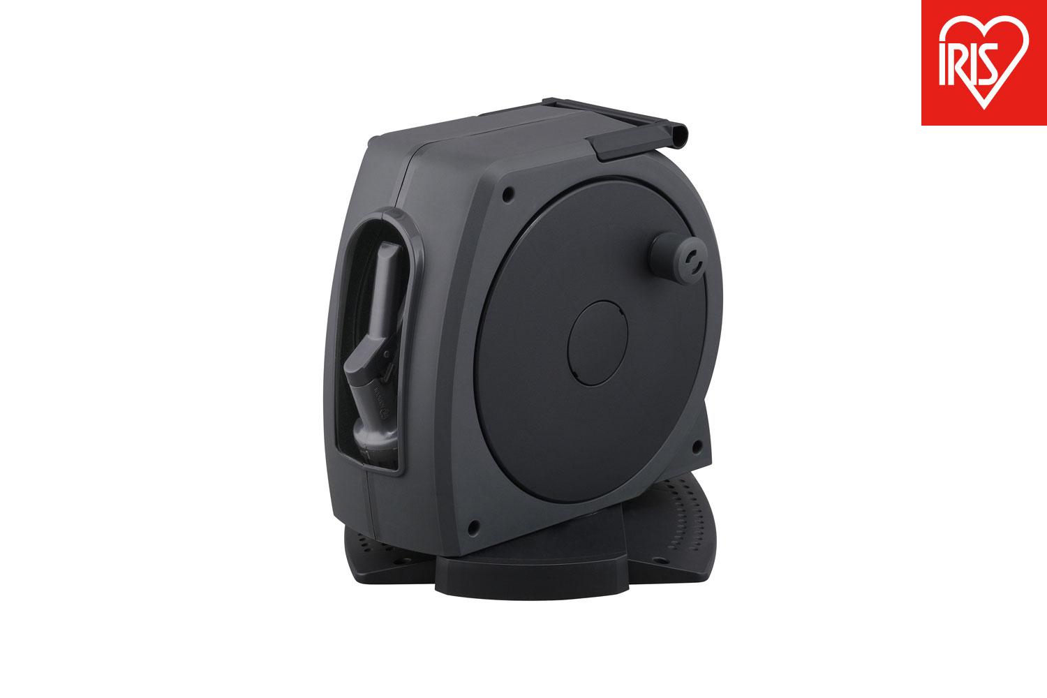 フルカバーホースリールＪＥＴ　１５Ｍ&nbsp;FHJｰ15&nbsp;ダークグレー/ブラック