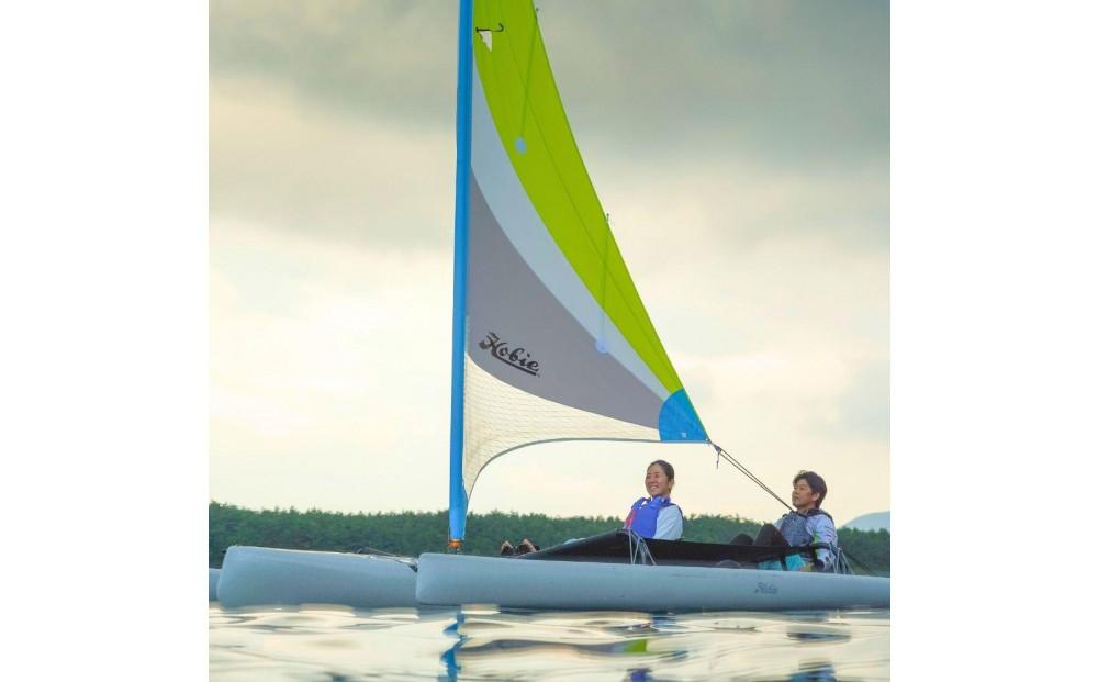 【HOBIEカヤック】カリフォルニア生まれの新感覚ミズアソビ体験 MIRAGE TANDEM ISLAND(2人乗りセーリングカヤック)