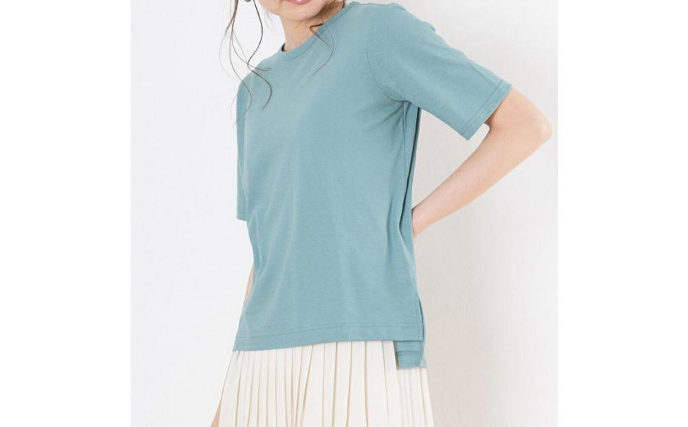 レディースカットソー&nbsp;半袖&nbsp;グリーン&nbsp;L