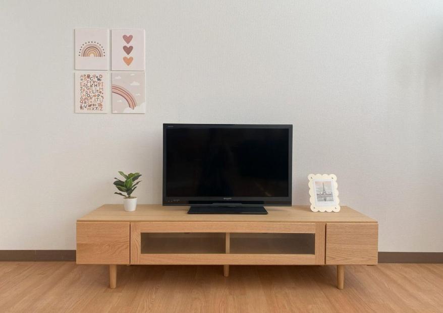 【レッドオーク】大川家具&nbsp;幅153cm&nbsp;テレビボード&nbsp;&nbsp;-fleuret-フルーレ