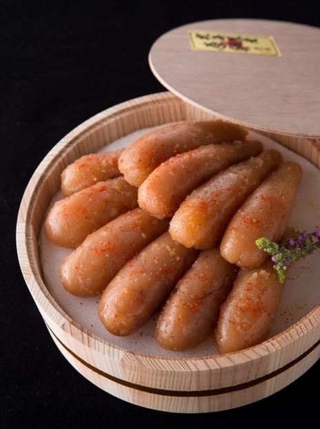 「食品添加物不使用」極み明太子　檜樽入（600ｇ）