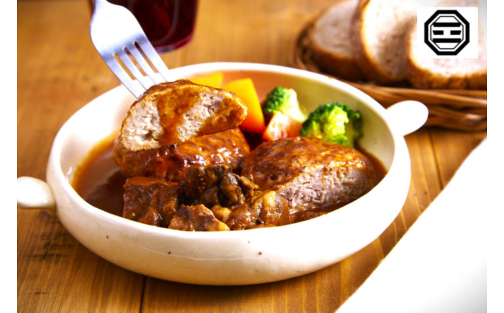 ぶつぎりたんちゃん特製&nbsp;牛たんハンバーグ＆シチュー