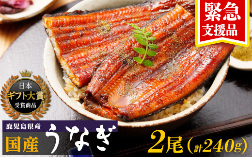 うなぎ&nbsp;緊急支援品&nbsp;鹿児島県産&nbsp;長蒲焼&nbsp;120g&nbsp;×&nbsp;2尾&nbsp;合計&nbsp;240g&nbsp;&nbsp;国産&nbsp;うなぎ&nbsp;鰻&nbsp;ウナギ&nbsp;蒲焼き&nbsp;蒲焼&nbsp;かばやき&nbsp;魚&nbsp;魚介&nbsp;魚貝&nbsp;海鮮&nbsp;うな重&nbsp;ひつまぶし&nbsp;蒲焼&nbsp;訳あり&nbsp;ギフト&nbsp;人気&nbsp;うなぎ&nbsp;おすすめ&nbsp;鹿児島県&nbsp;大崎町&nbsp;大隅半島
