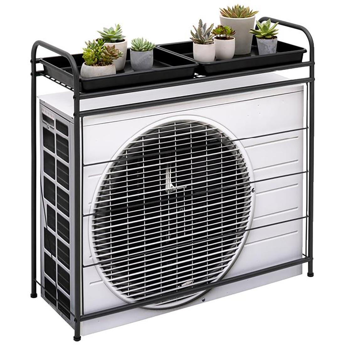 98921800&nbsp;室外機ラック&nbsp;約幅85.6cm×奥行33.6cm×高さ82cm