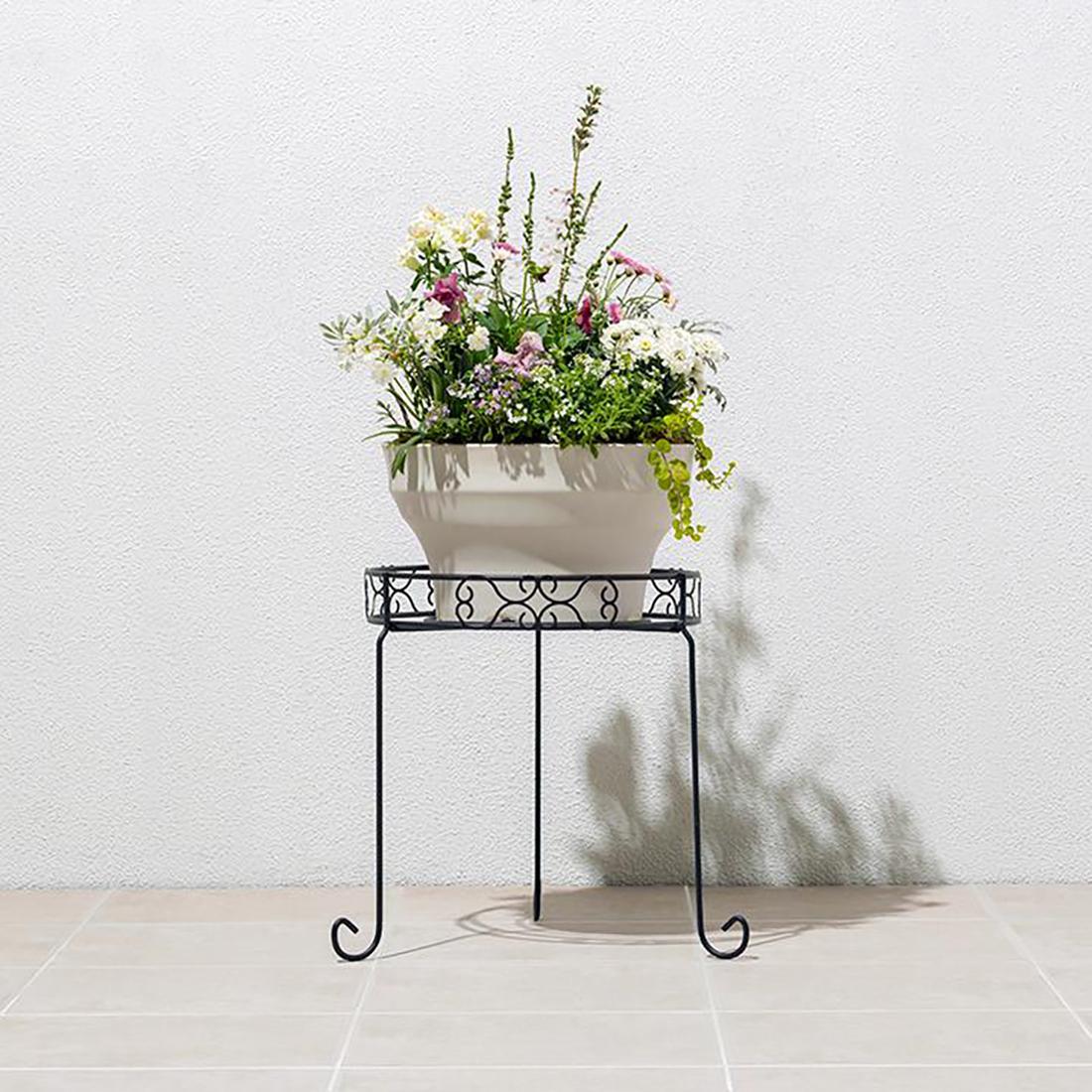 98918800 デザインフラワースタンド ラウンド M 約幅38.5cm×奥行38cm×高さ35cm