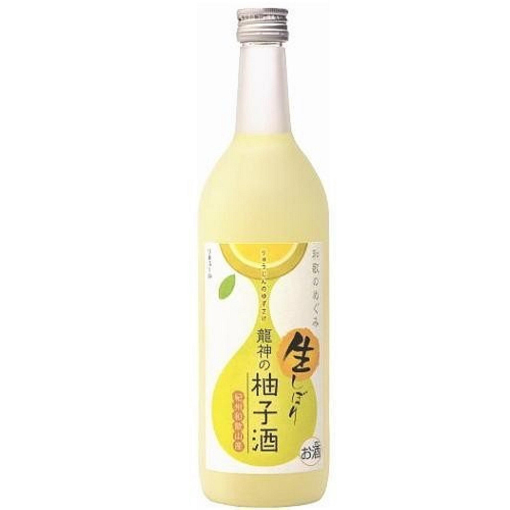 和歌のめぐみ&nbsp;生搾り「龍神の柚子酒」720ml&nbsp;1本