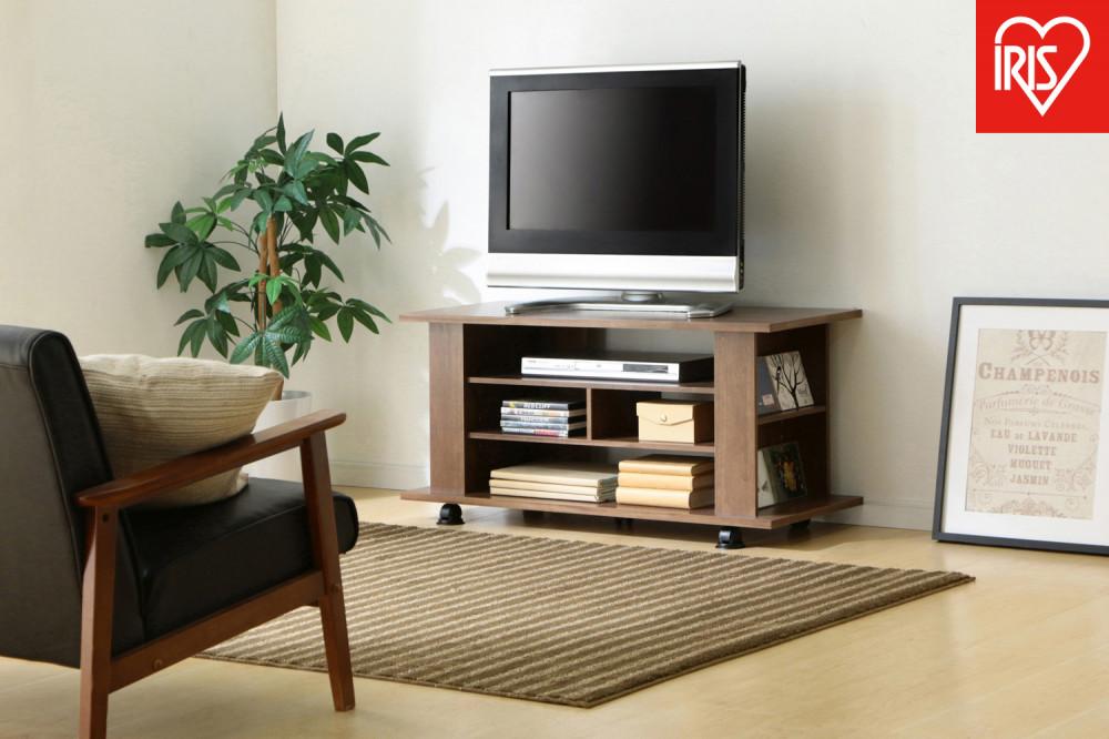 テレビ台&nbsp;AVボードオープンタイプ&nbsp;OAB-100&nbsp;ブラウン