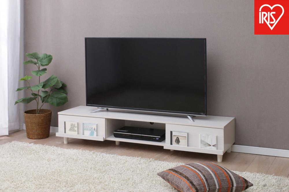 テレビ台&nbsp;AVボードボックスタイプ&nbsp;BAB-150A&nbsp;オフホワイト