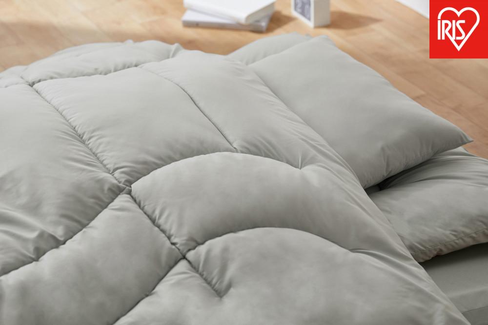 布団 マットレス付き布団５点セット KFS-M5S ライトグレー