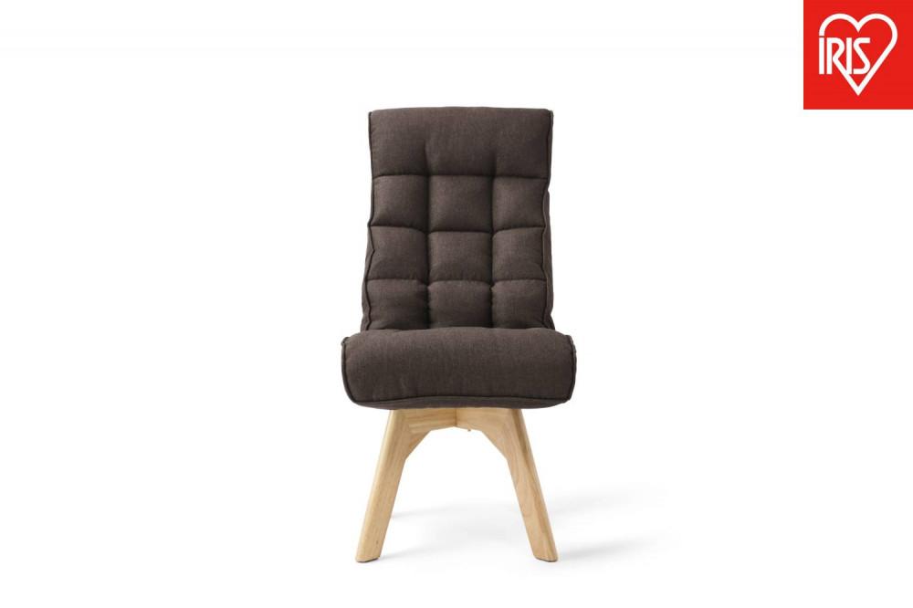 イス&nbsp;回転ファブリックチェア&nbsp;FACN-K&nbsp;ブラウン