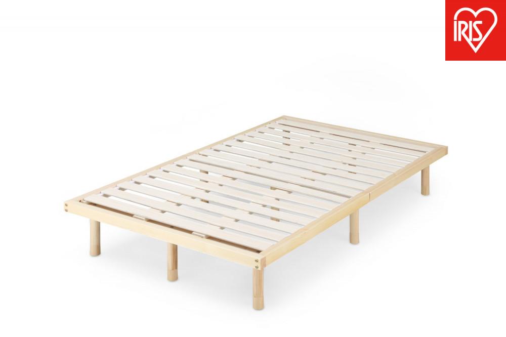 【ふるさと納税】 ベッド すのこベッド セミダブル アイリスオーヤマ 高耐荷重すのこ ベッドフレーム セミダブルベッド 脚付きベッド 高さ調整 木製ベッド 天然木 パイン材 シンプル おすすめ 人気 アイリス HWB-SD